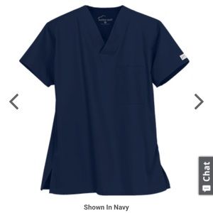 Navy small scrub top